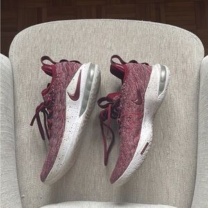 Burgundy Lebron 15s